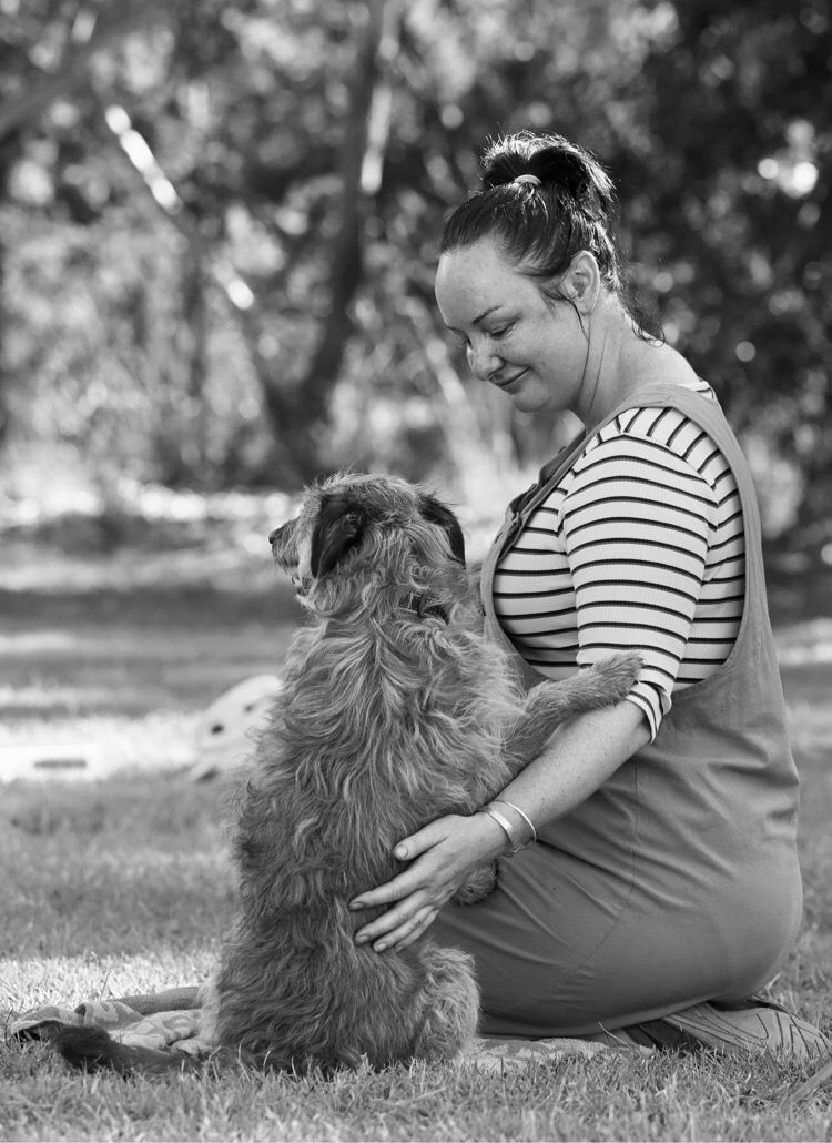 Dog and owner