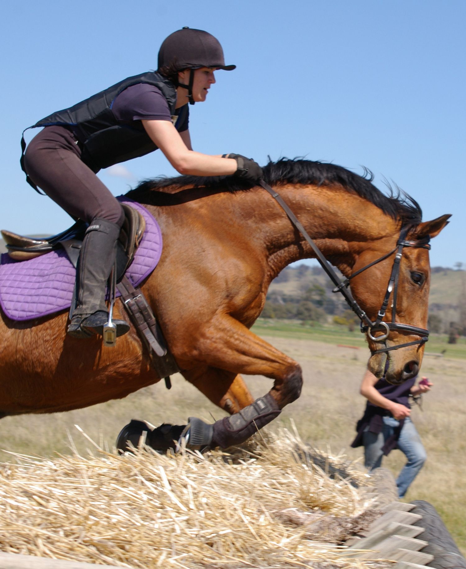 Cross country jumping