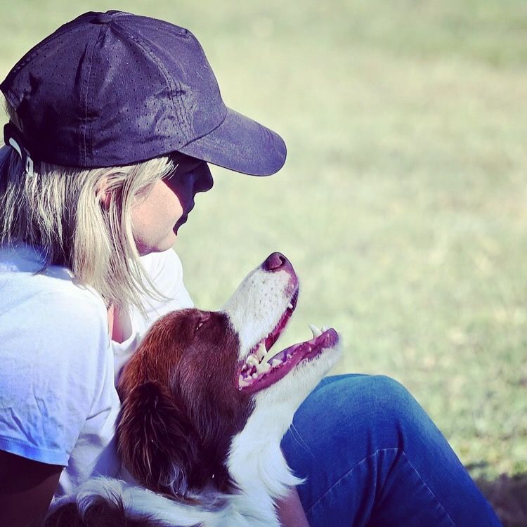 Dog and owner