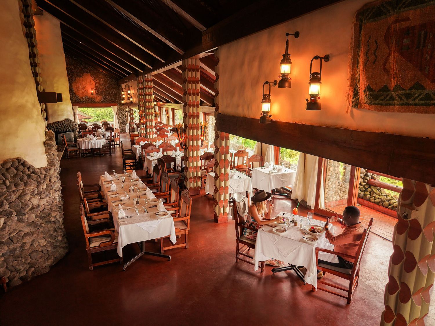 Luxury safari lodge photography in Tanzania highlighting authentic African interior design and guest experience by Black Earth Production.