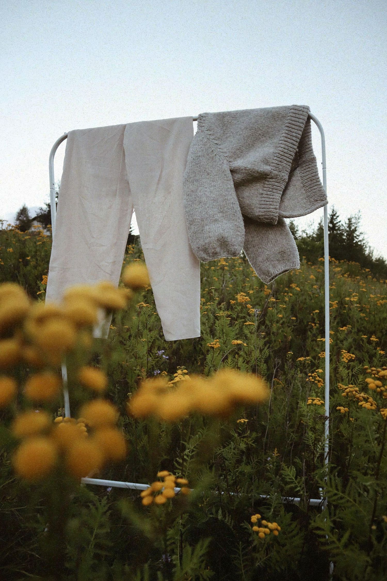 Wool and linen on the field