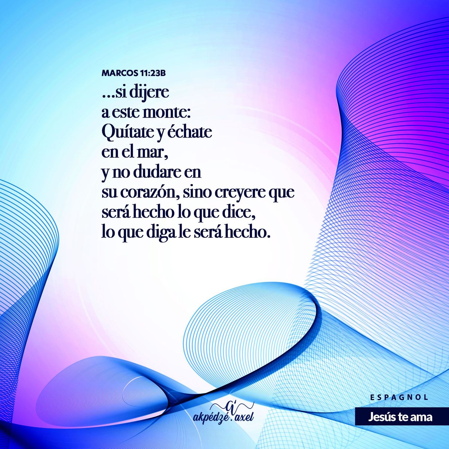 Abstract blue and purple gradient background with wavy curved lines creating a dynamic flowing pattern.
