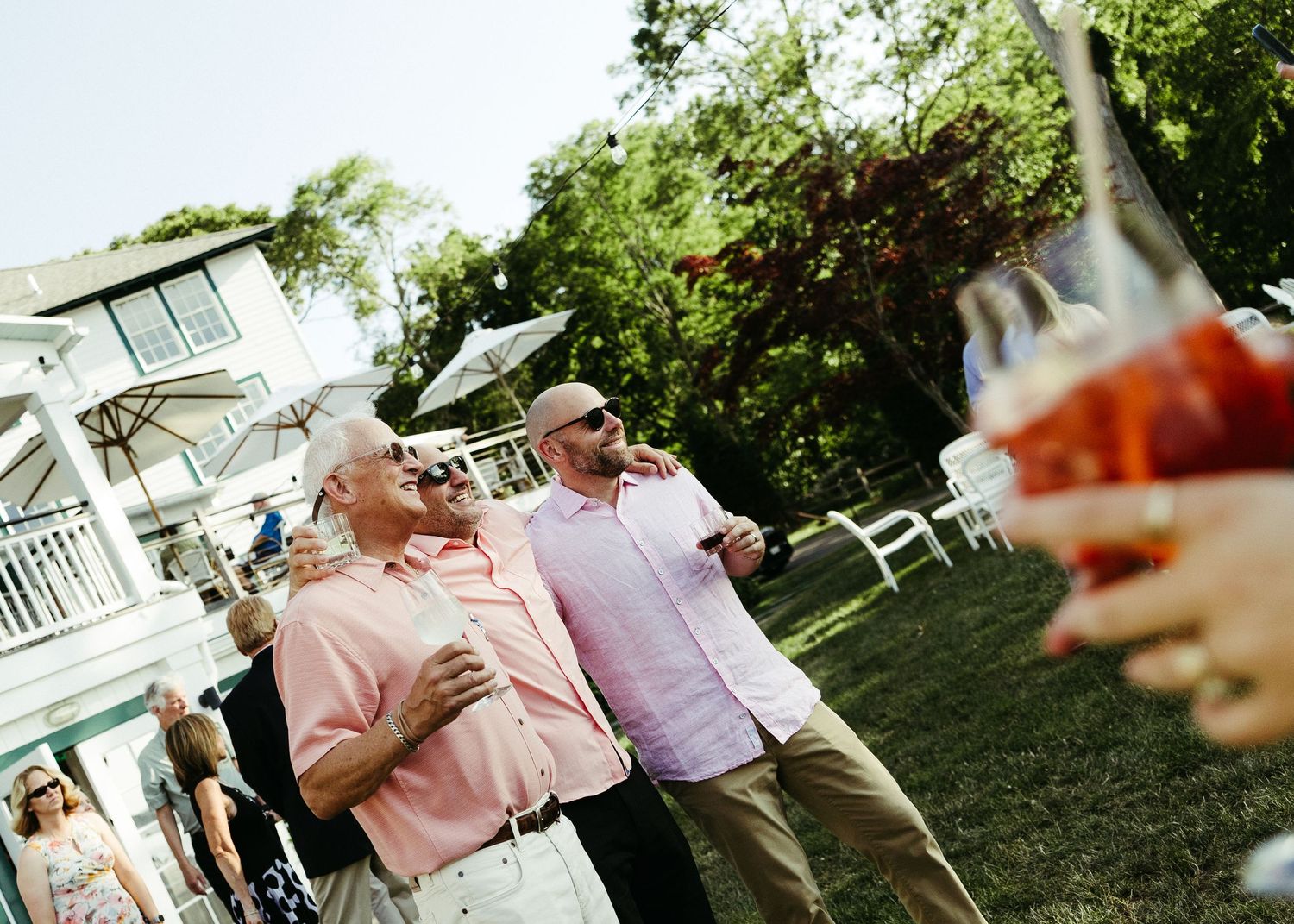G + K's rehearsal dinner bbq on Shelter Island, held at the Pridwin.