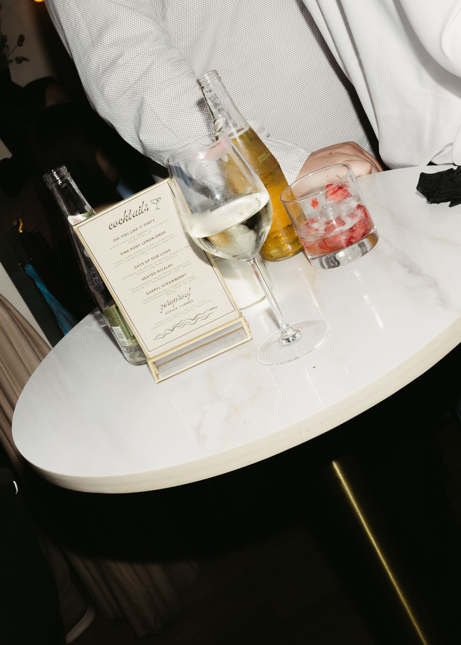 M + M in Manhattan, a celebration held at the Shy Shy Bar in NYC.