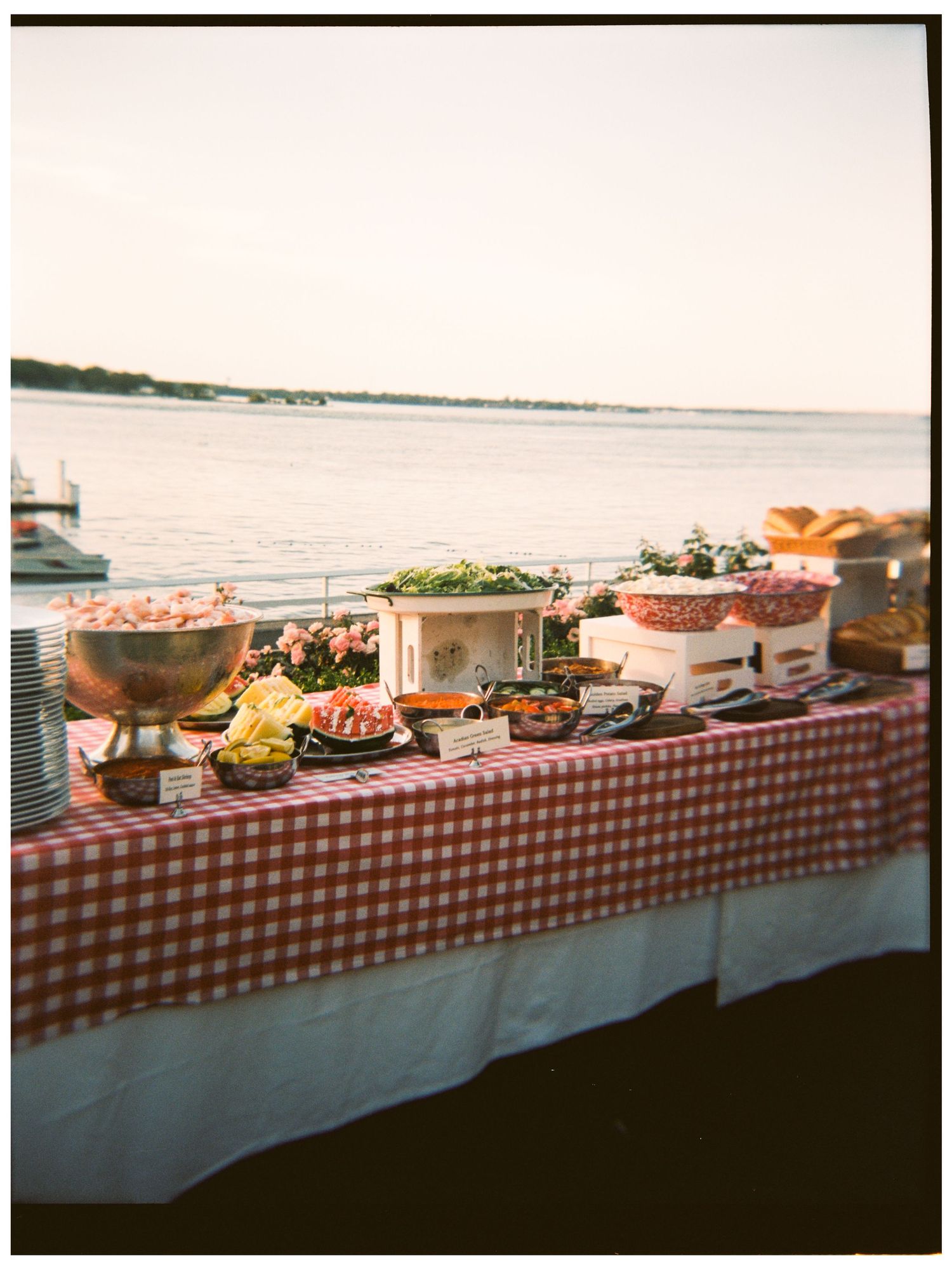 G + K's rehearsal dinner bbq on Shelter Island, held at the Pridwin.