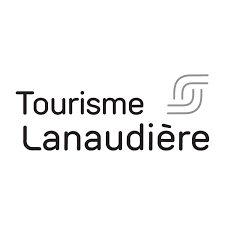 Tourisme Lanaudiere regional tourism organization logo in black and gray on white background.