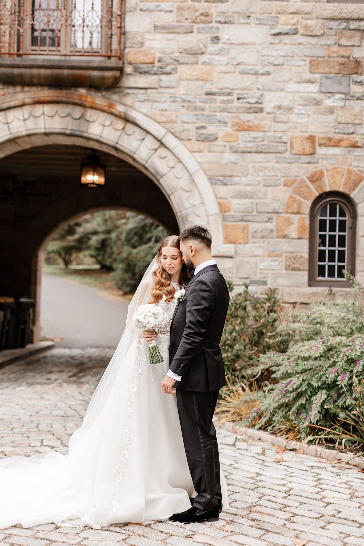 Bryn Athen Cathedral Luxury Wedding Bride Groom