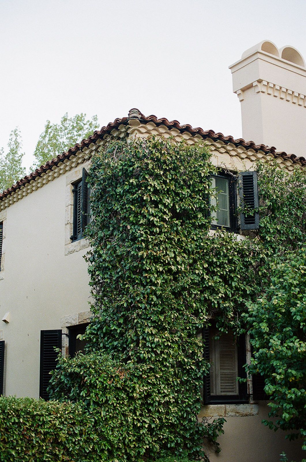 Exterior view of Stonepine Estate wedding venue architecture.