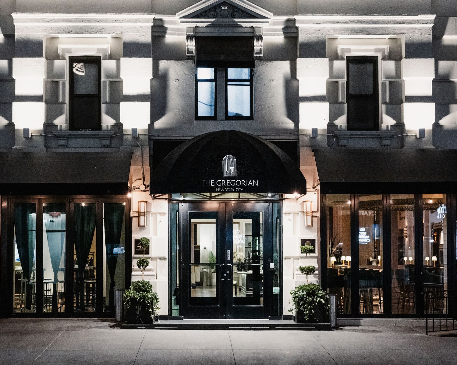 Front of the Gregorian Hotel.  © Jack Curtis Photography.
