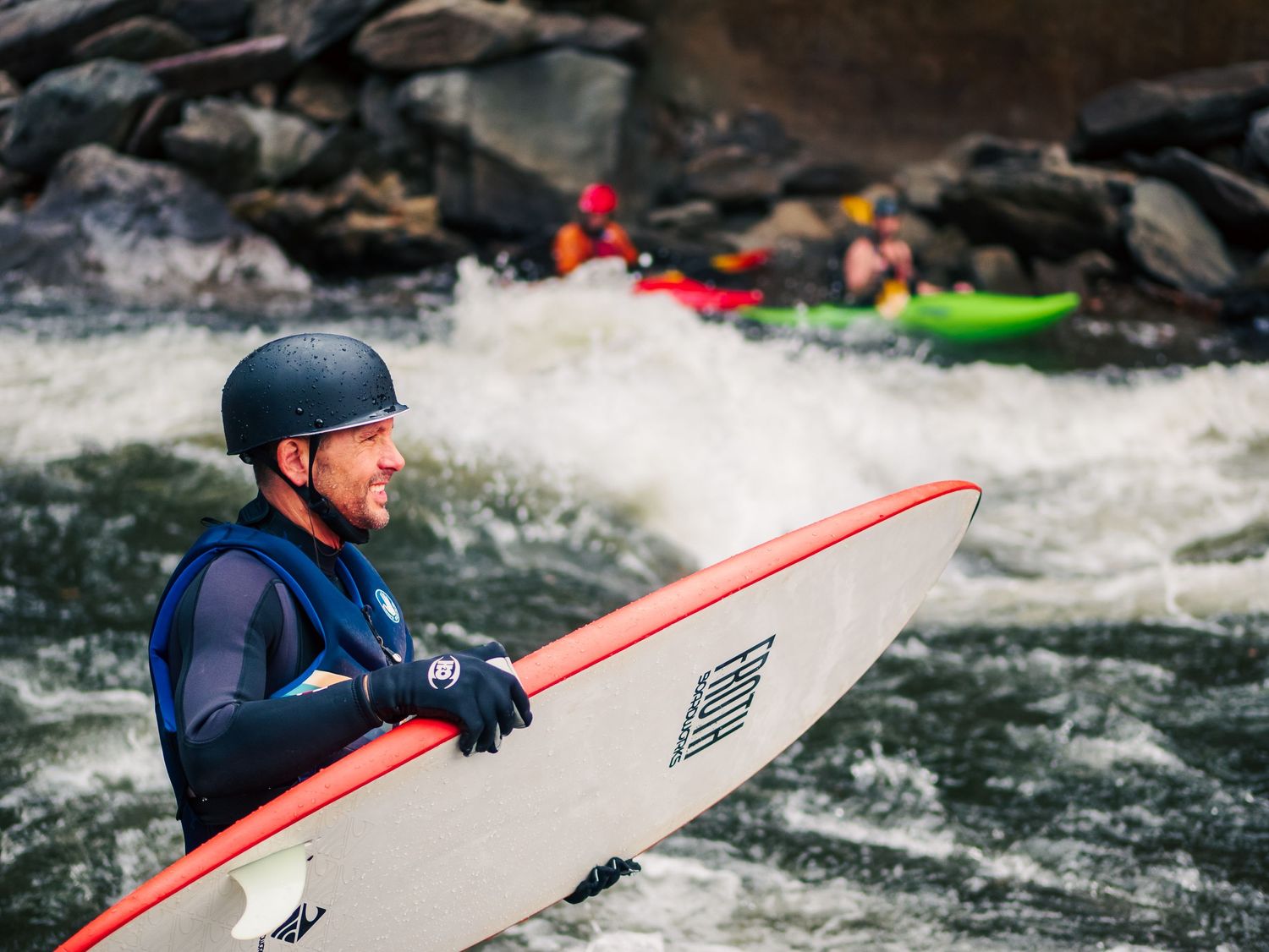 He's waited all Summer. A river surfer at the Ocoee River's Hell Hole during Fall 2024. © Jack Curtis Photography.