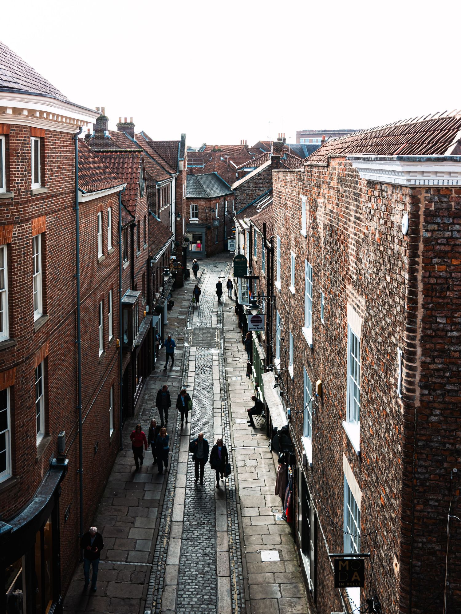 Quaint streets of York, England from the hotel.   © Jack Curtis Photography.