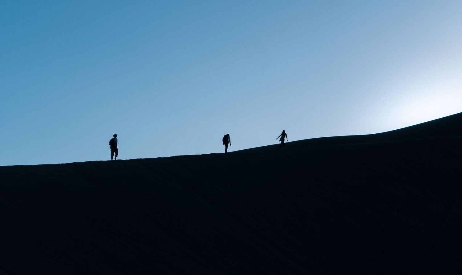 Ridgeline travelers. Colorado Great Sand Dunes National Park during Summer 2024.   © Jack Curtis Photography.