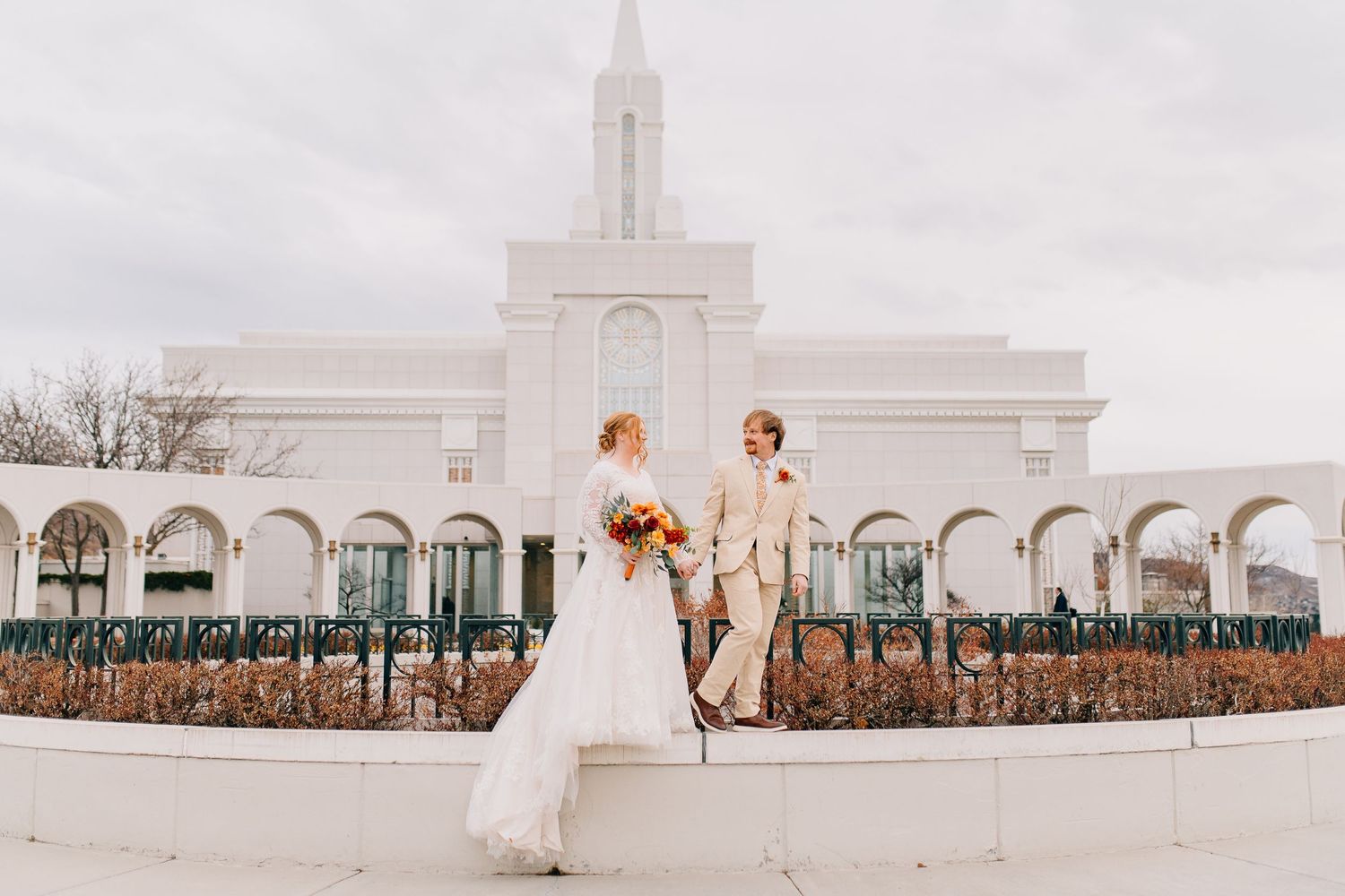 Bountiful Temple Wedding Photographer | Wedding Session