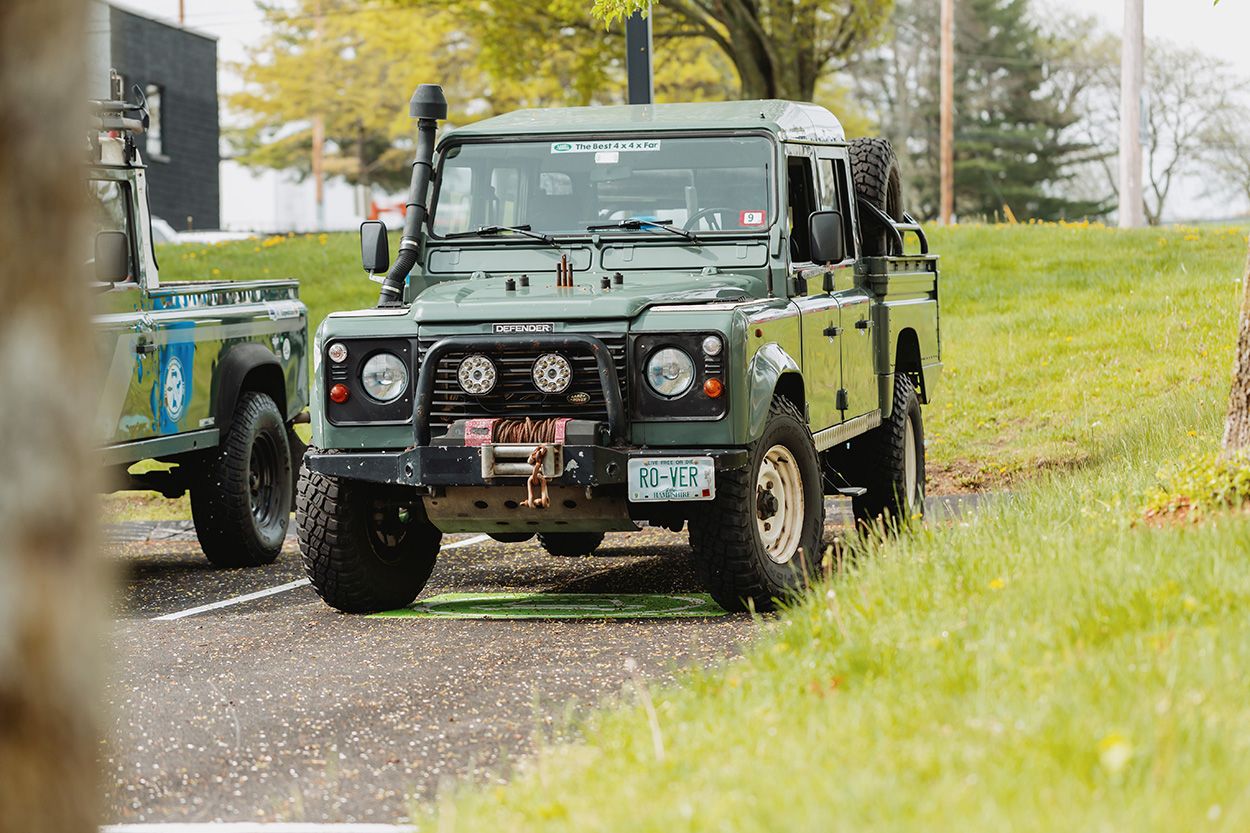 LAND ROVER DEFENDER AT BOSTON CAR SHOW