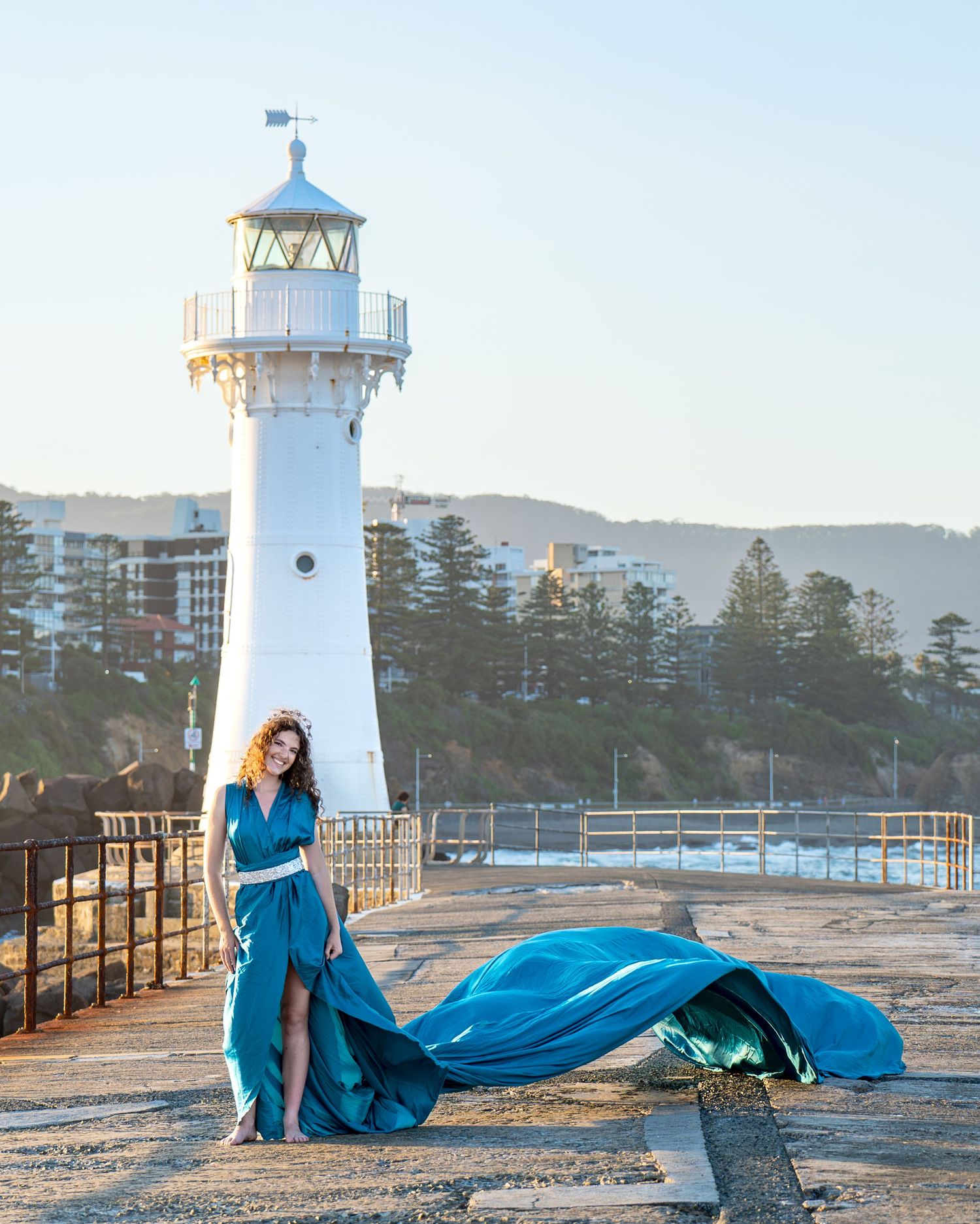 Wollongong flying dress, flying dress Wollongong, Wollongong Flying dress photography, Flying dress photographer Wollongong