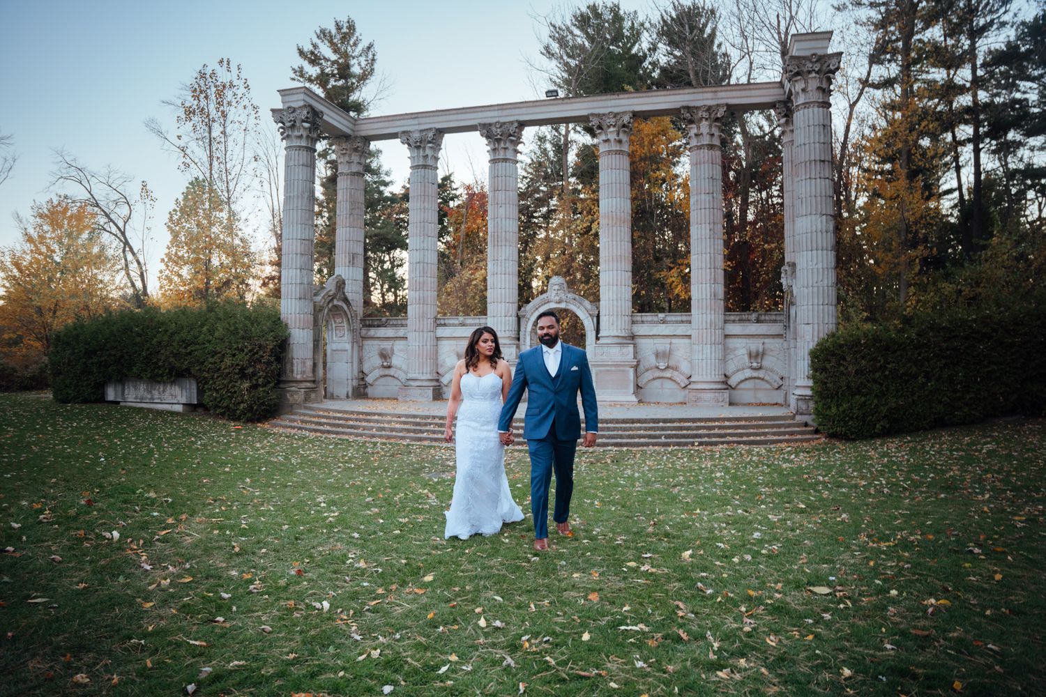 Couple Wedding Photography in Guildwood Gardens, Ontario.
