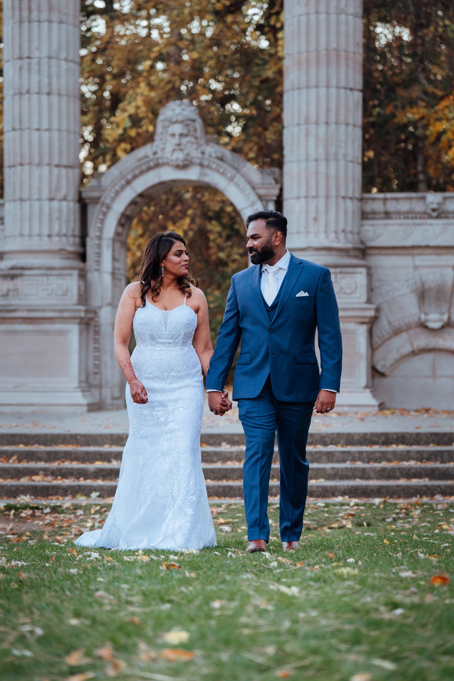 Couple Wedding Photography in Guildwood Gardens, Ontario.