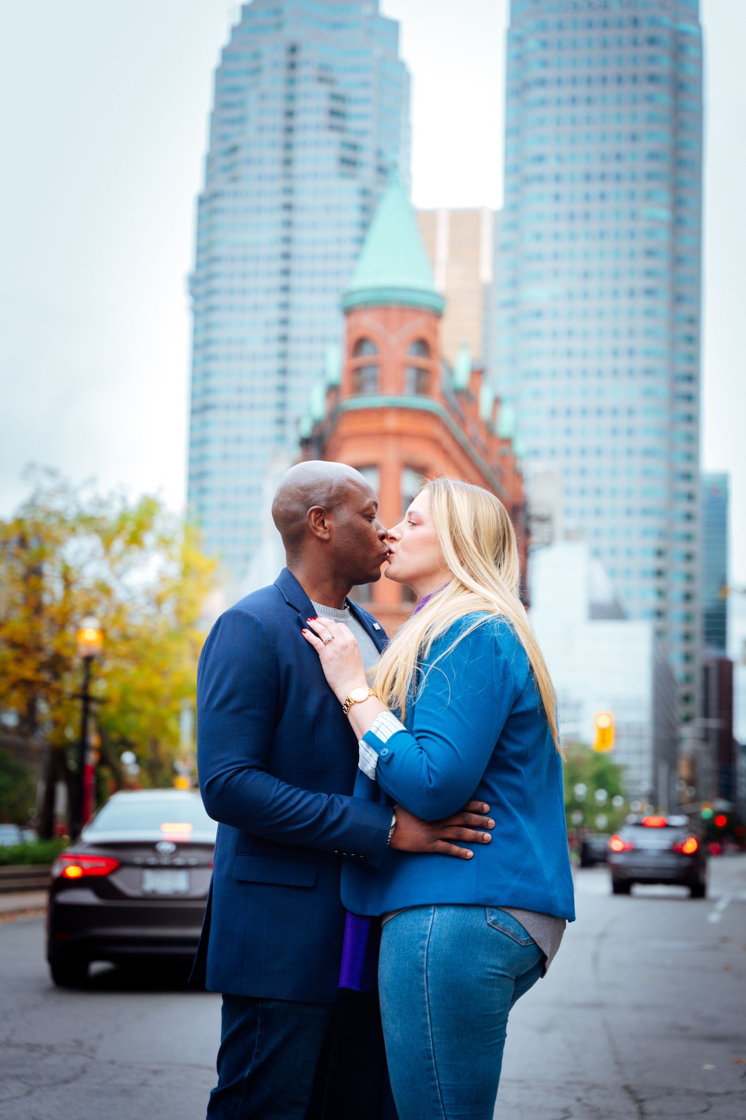 Couple Proposal Photography in St. Lawrence Market, Toronto.