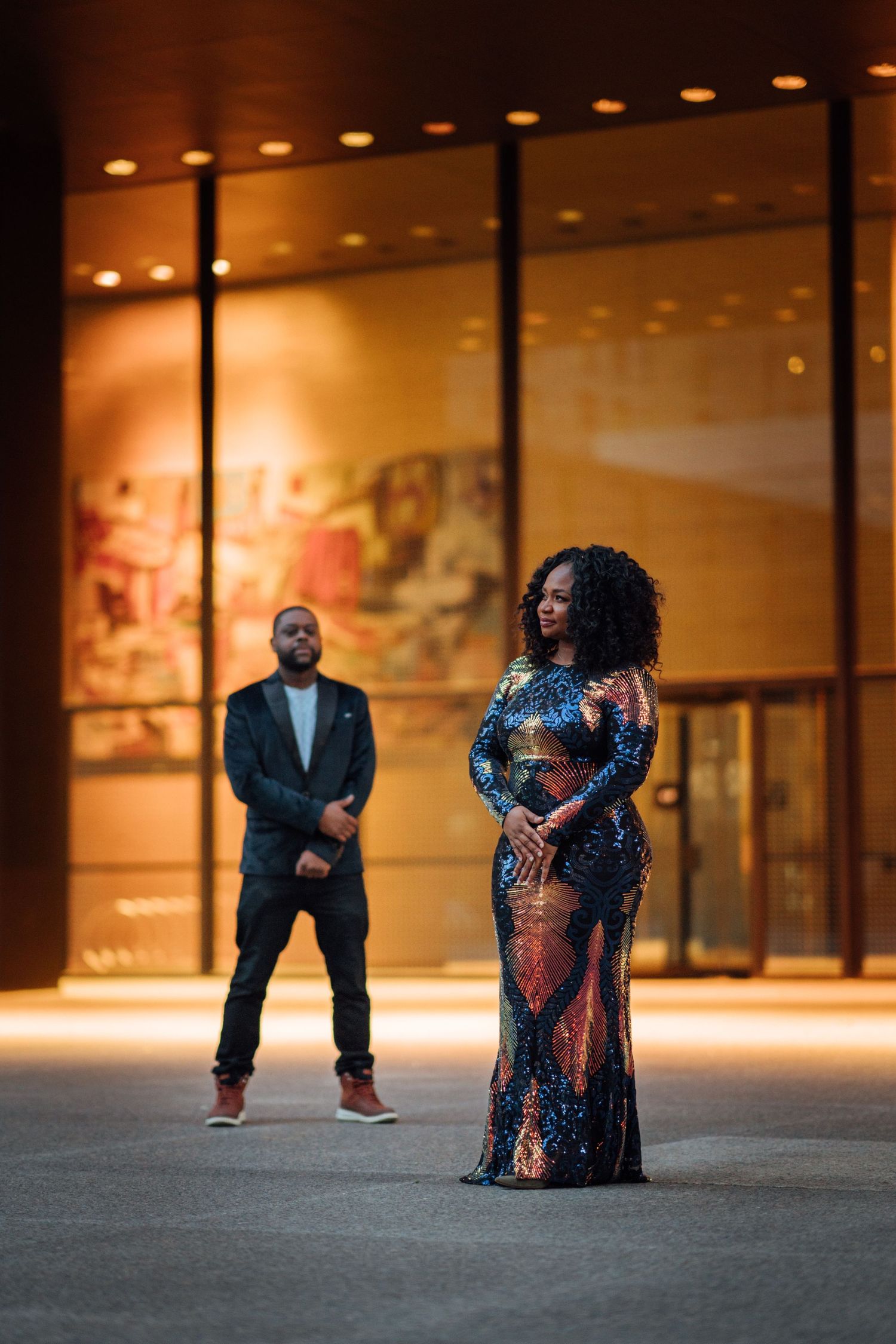 Couple Anniversary Photography in Financial District, Toronto.