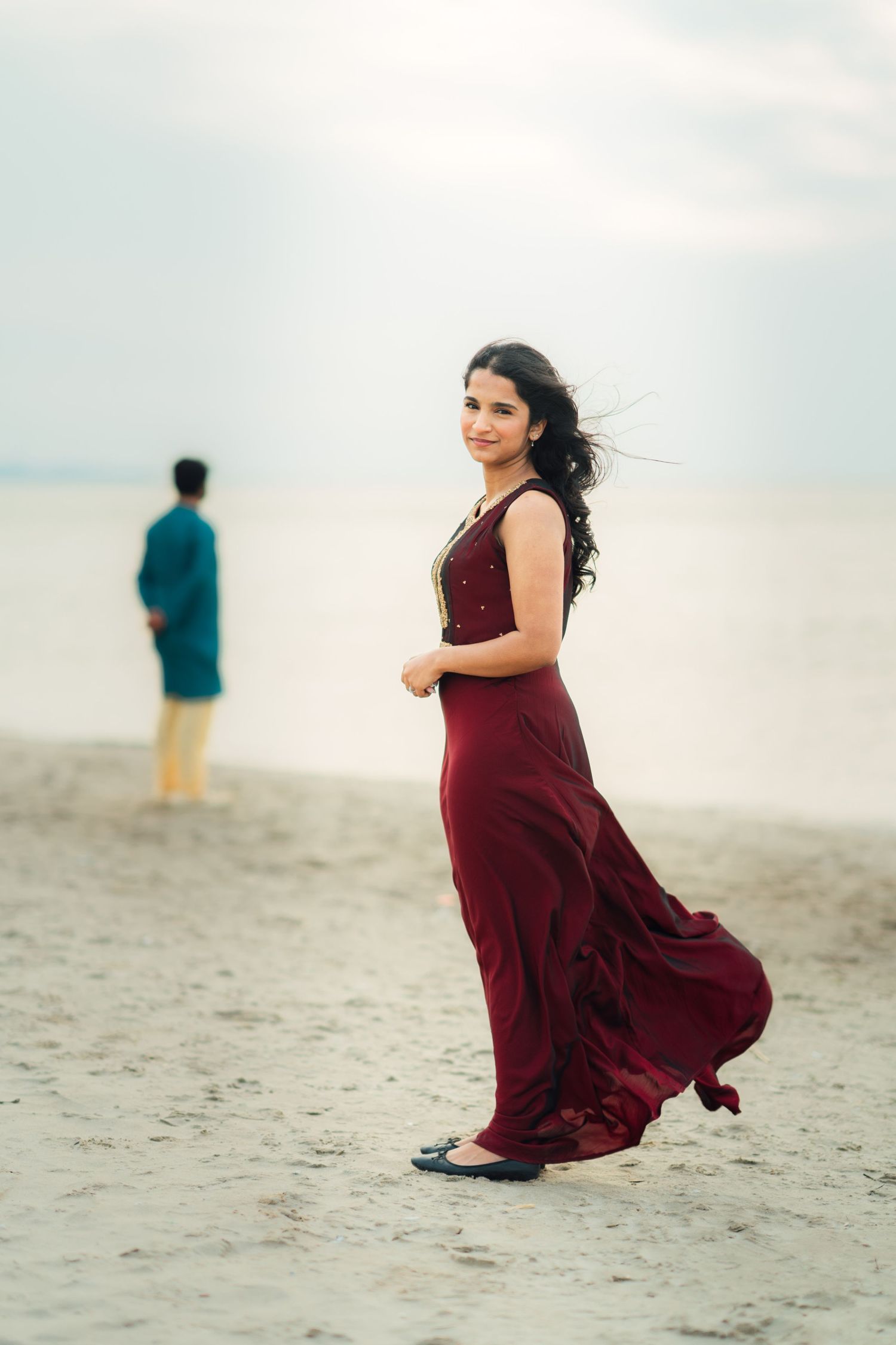 Couple Pre-Wedding Photography in Scarborough Bluffs, Ontario.