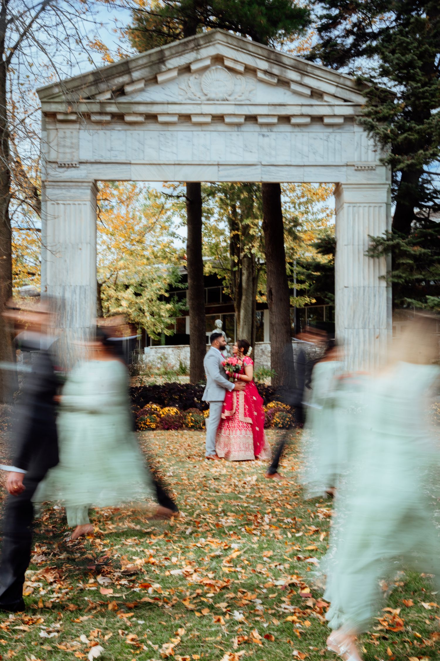 Couple Wedding Photography in Guildwood Gardens, Ontario.