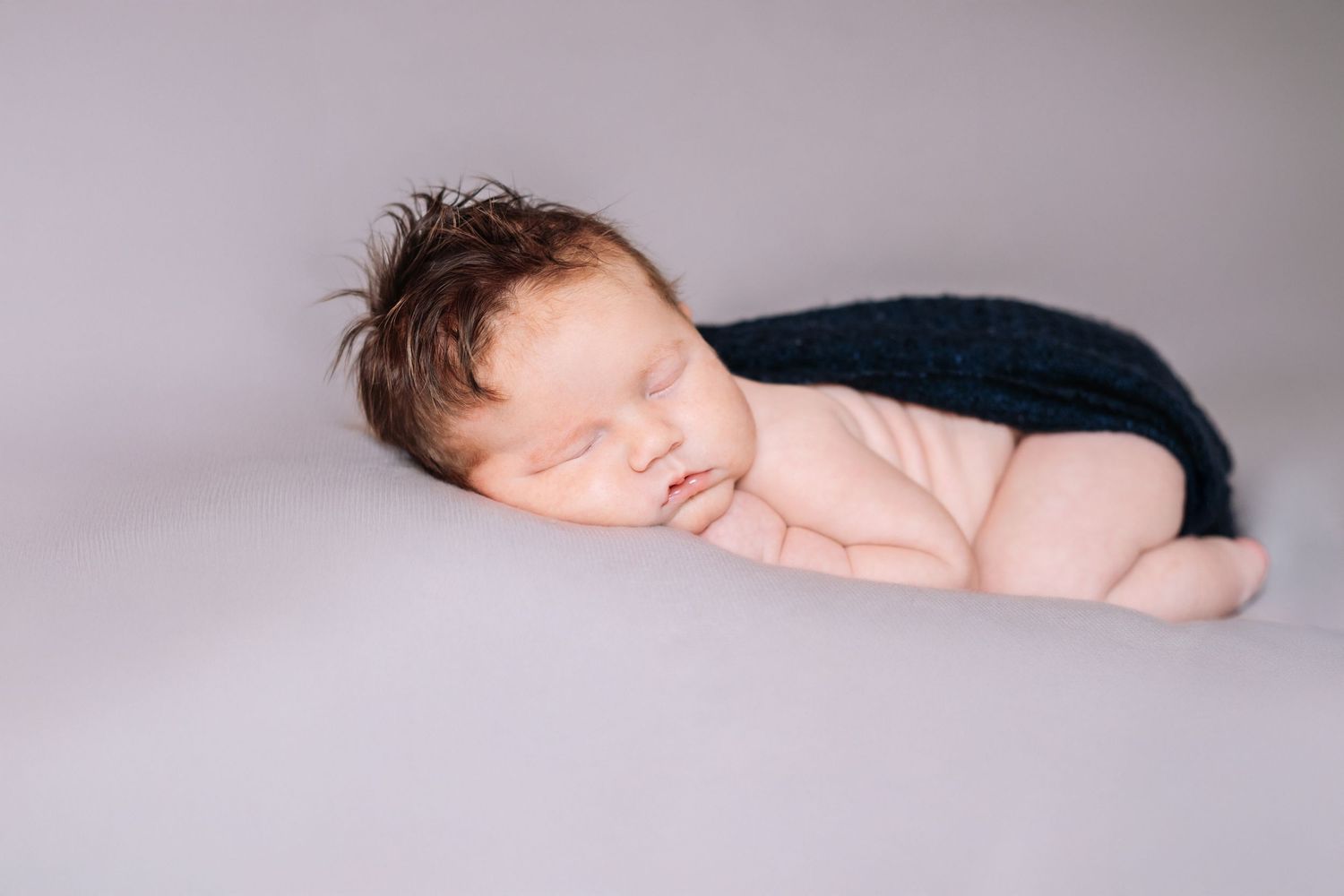 Sleeping baby newborn photography Nitro Photo
