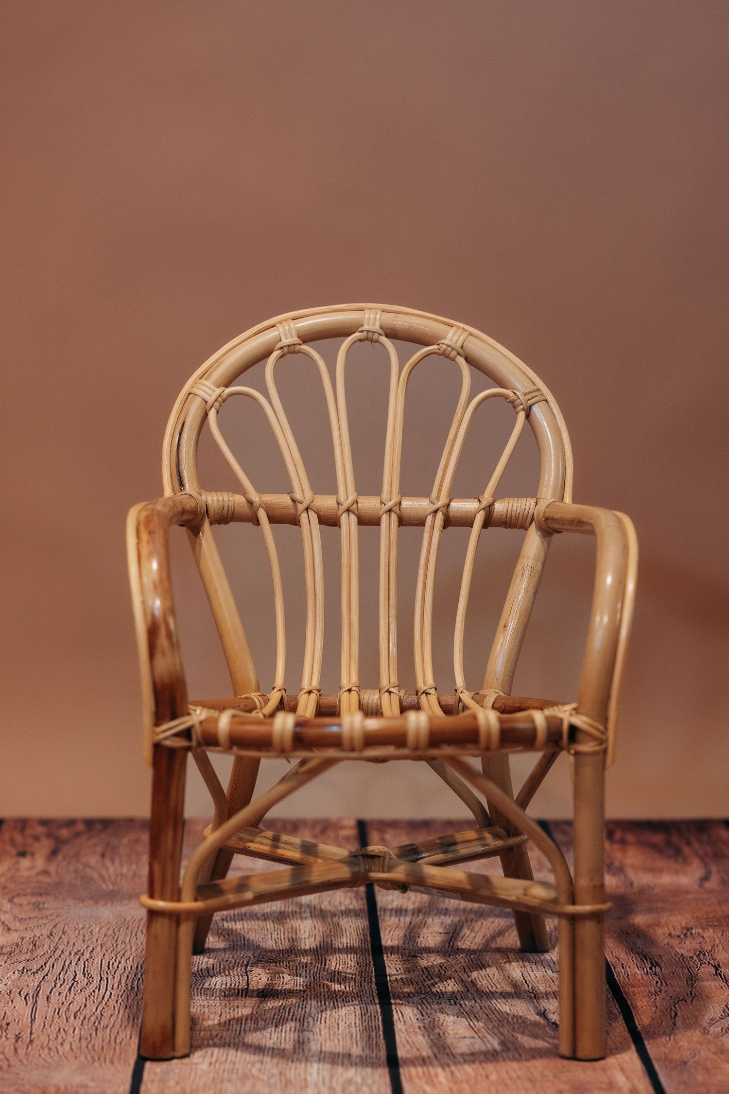 Ratan chair newborn prop.