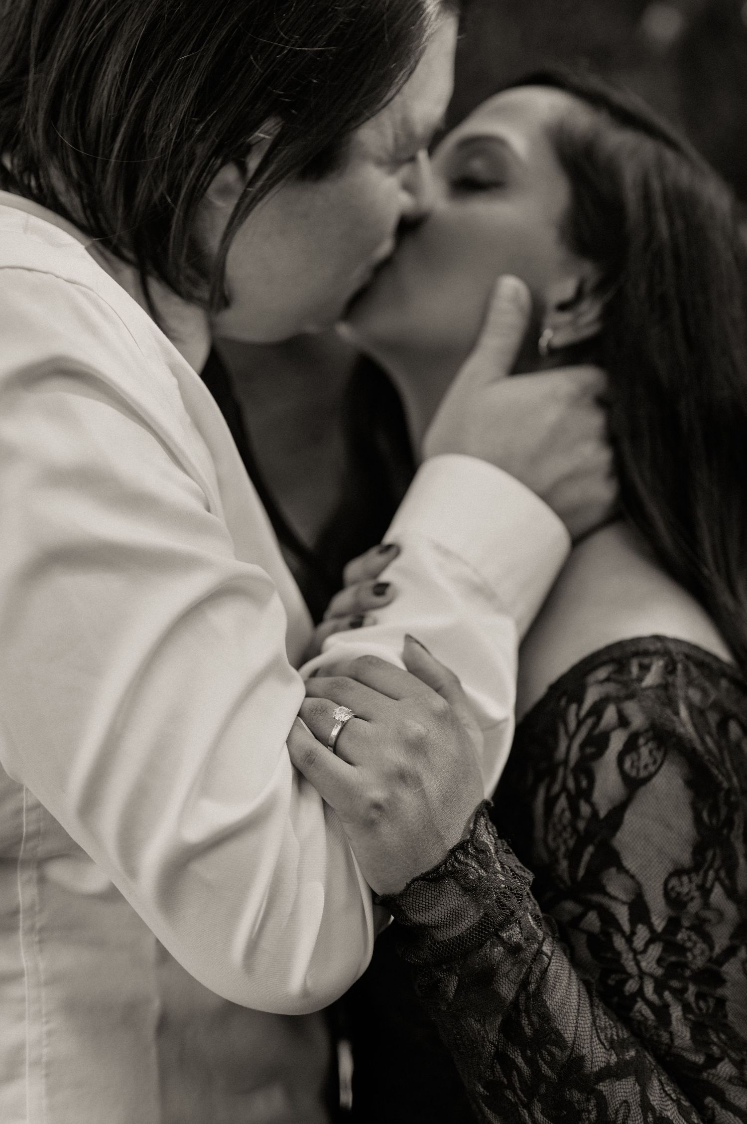 Elegant, engagement couples session