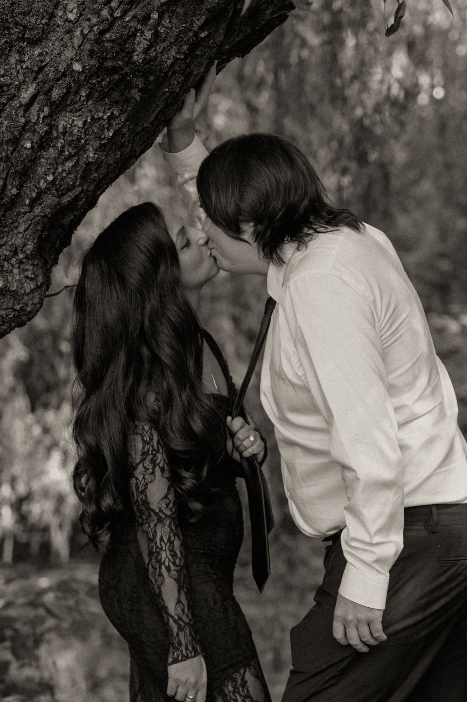 Elegant, engagement couples session