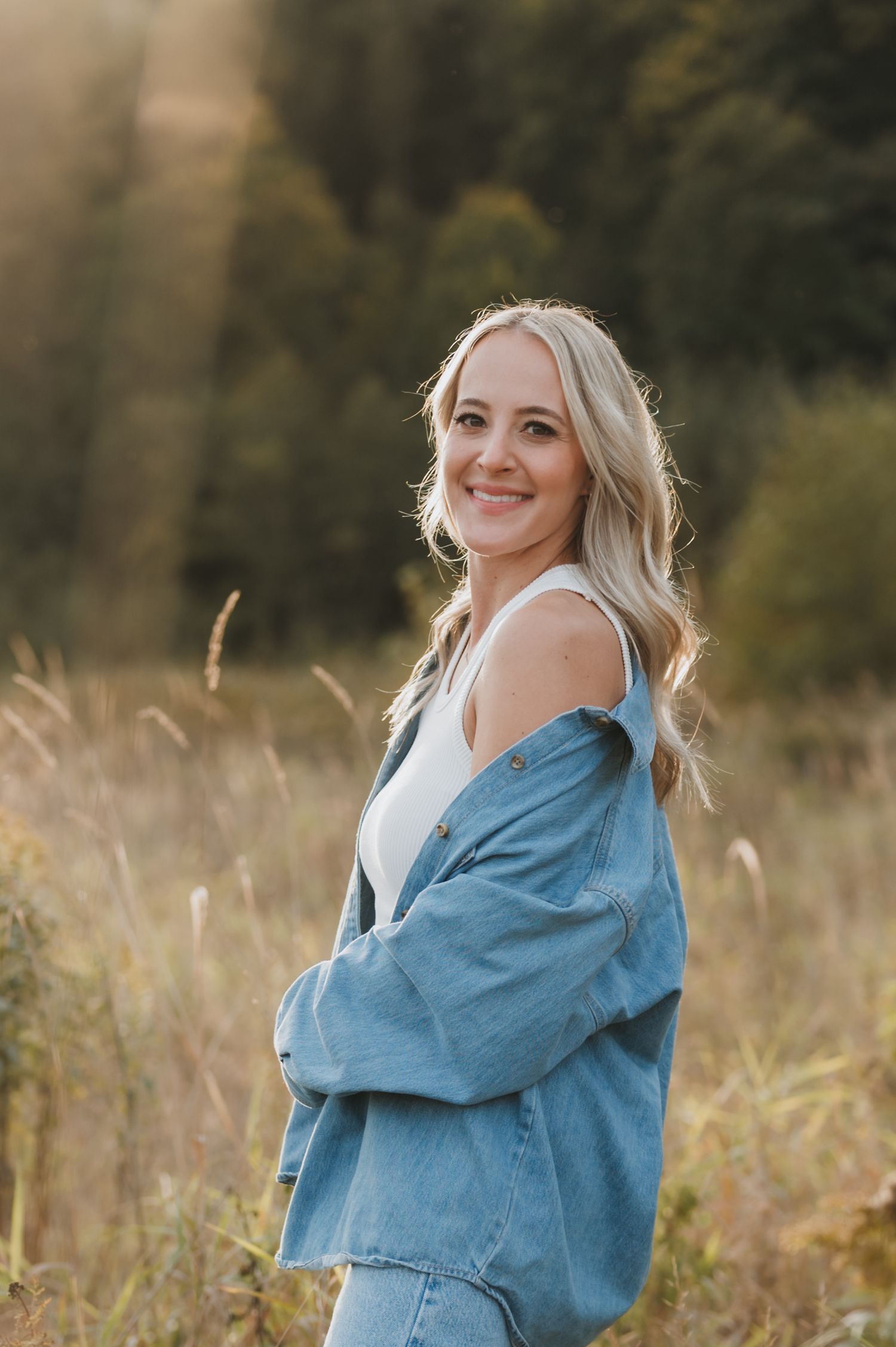 Portrait branding outdoors session