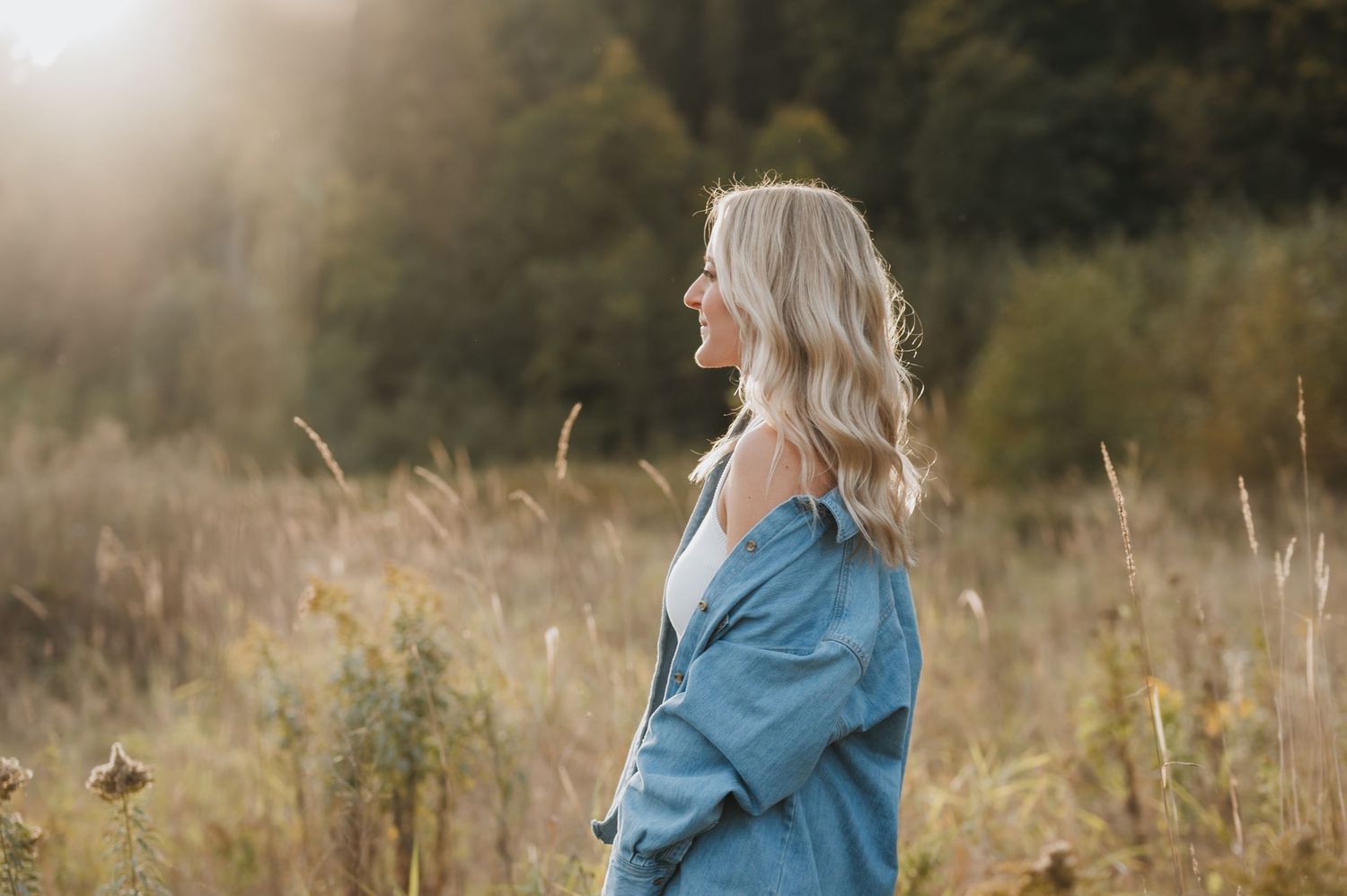 Portrait branding outdoors session