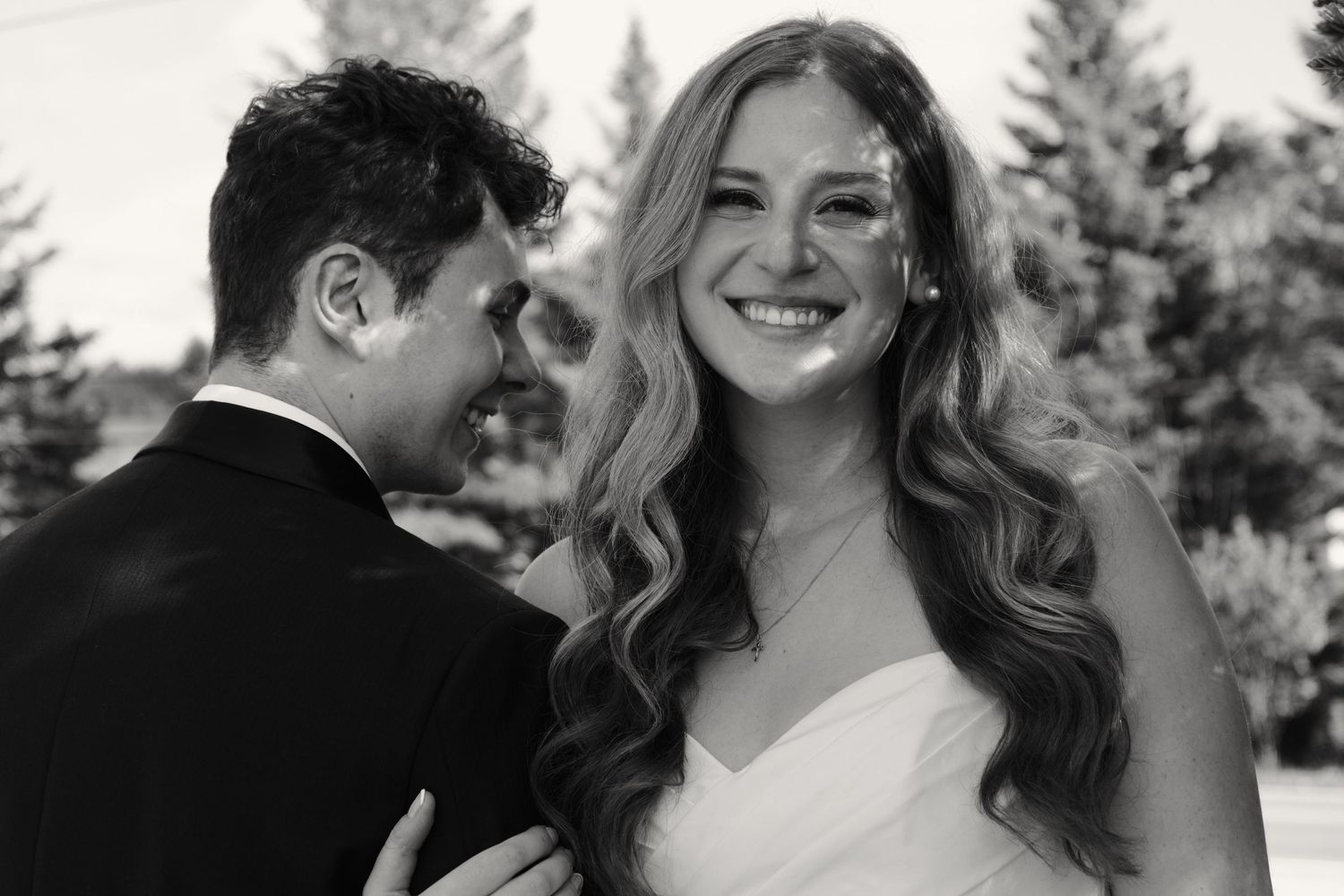 Gorgeous couple at their Greek Orthodox wedding in May. Holy Trinity Greek Orthodox Church, Donwood, Ontario.
