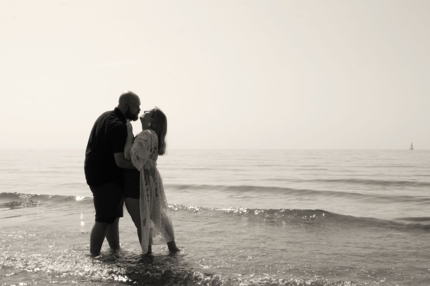 The beach is ours for today.