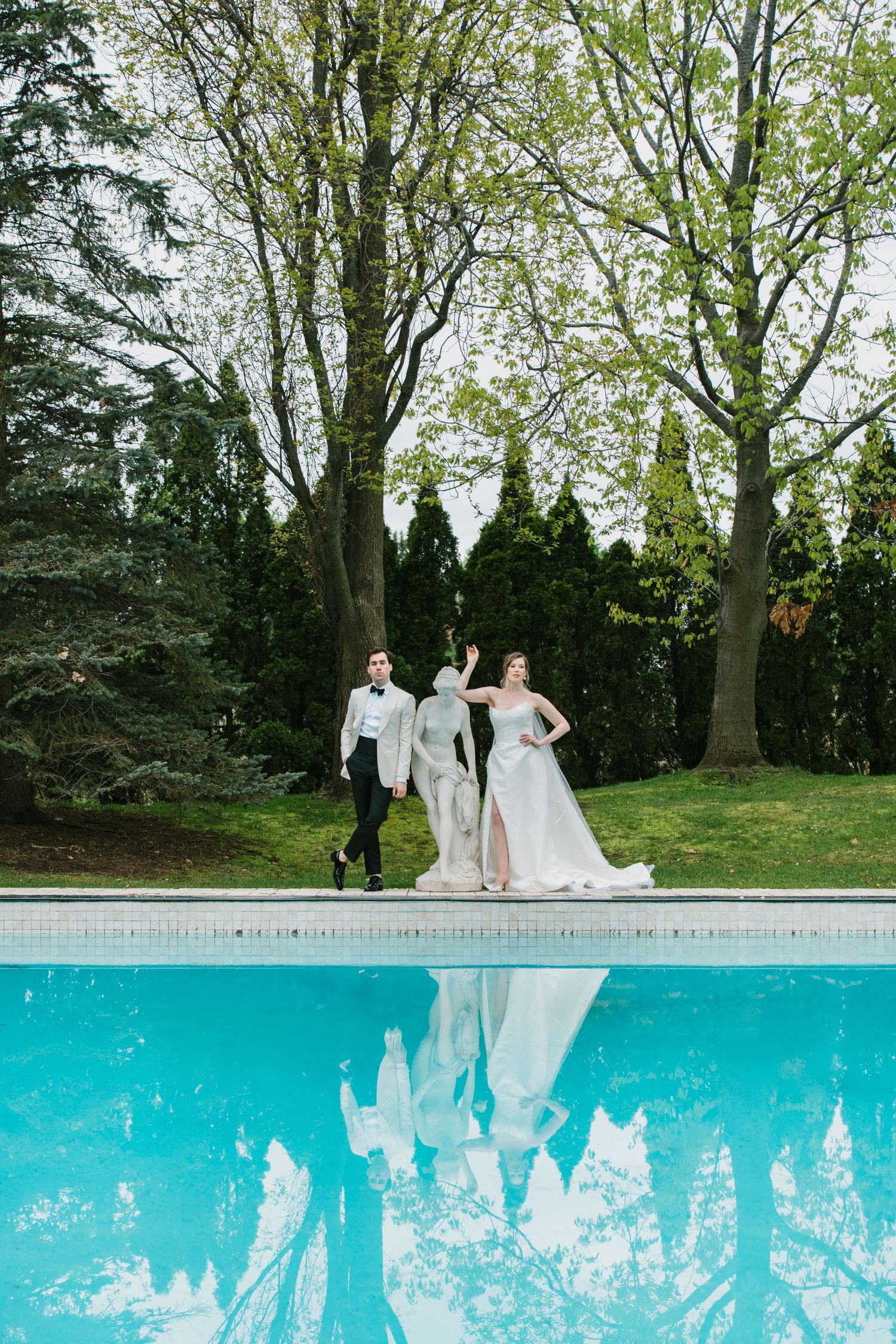 elegant wedding photography of a timeless couple, with motion blur and a high end, luxury feel. fine art wedding photographer Montreal