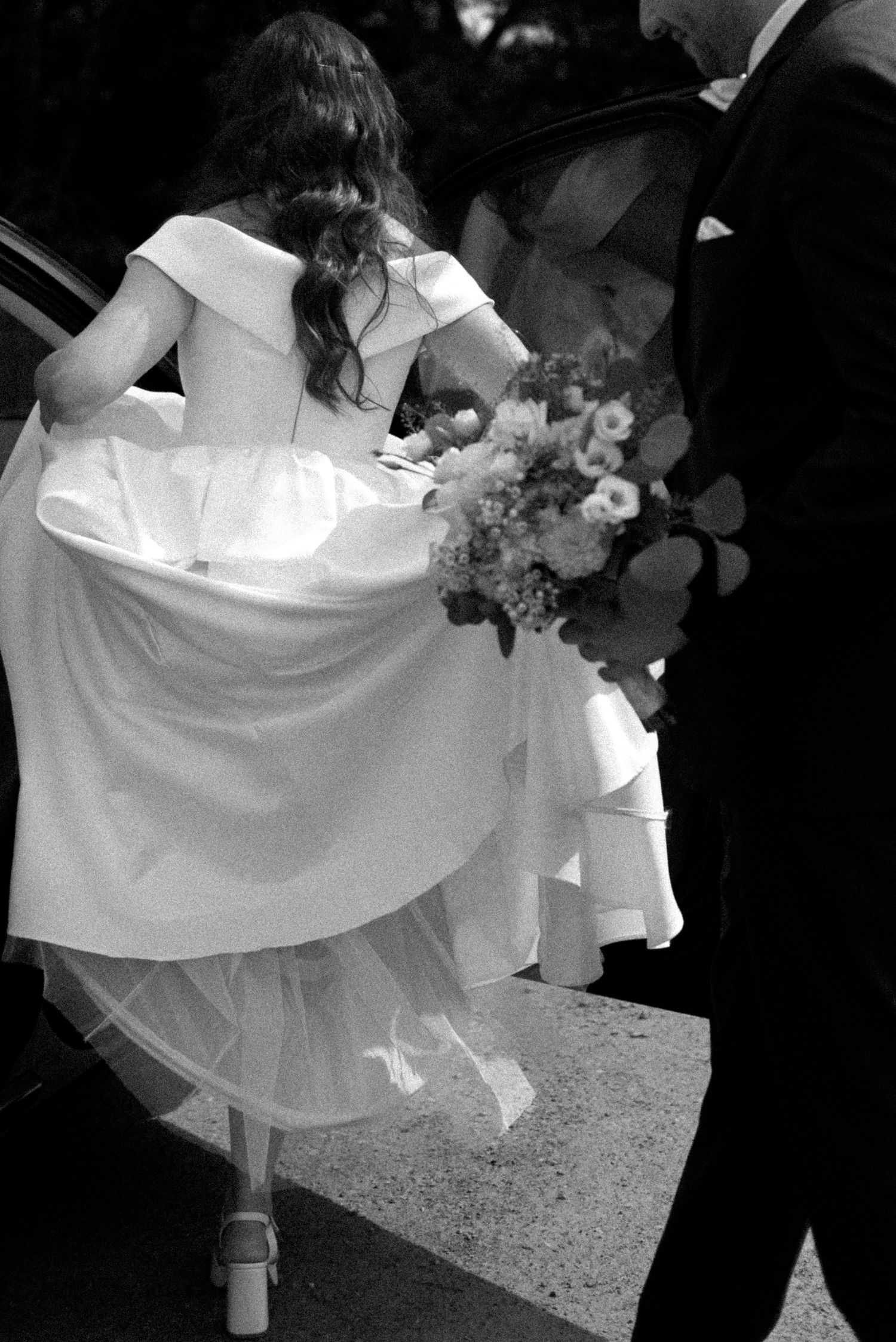 elegant wedding photography of a timeless couple, with motion blur and a high end, luxury feel. fine art wedding photographer Montreal