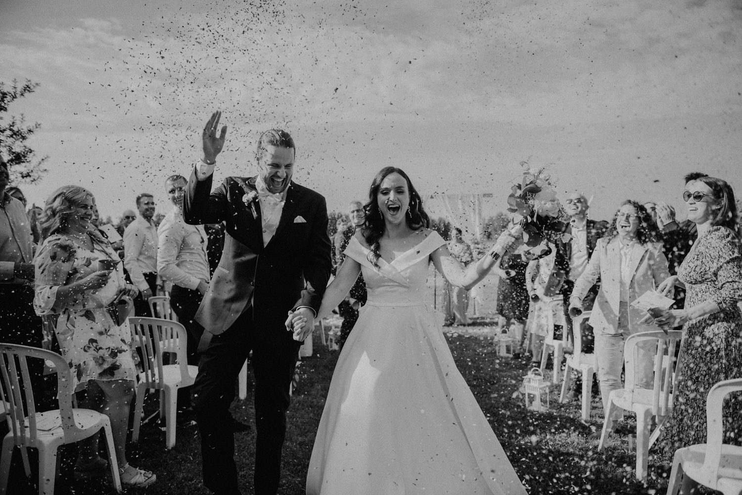 elegant wedding photography of a timeless couple, with motion blur and a high end, luxury feel. fine art wedding photographer Montreal