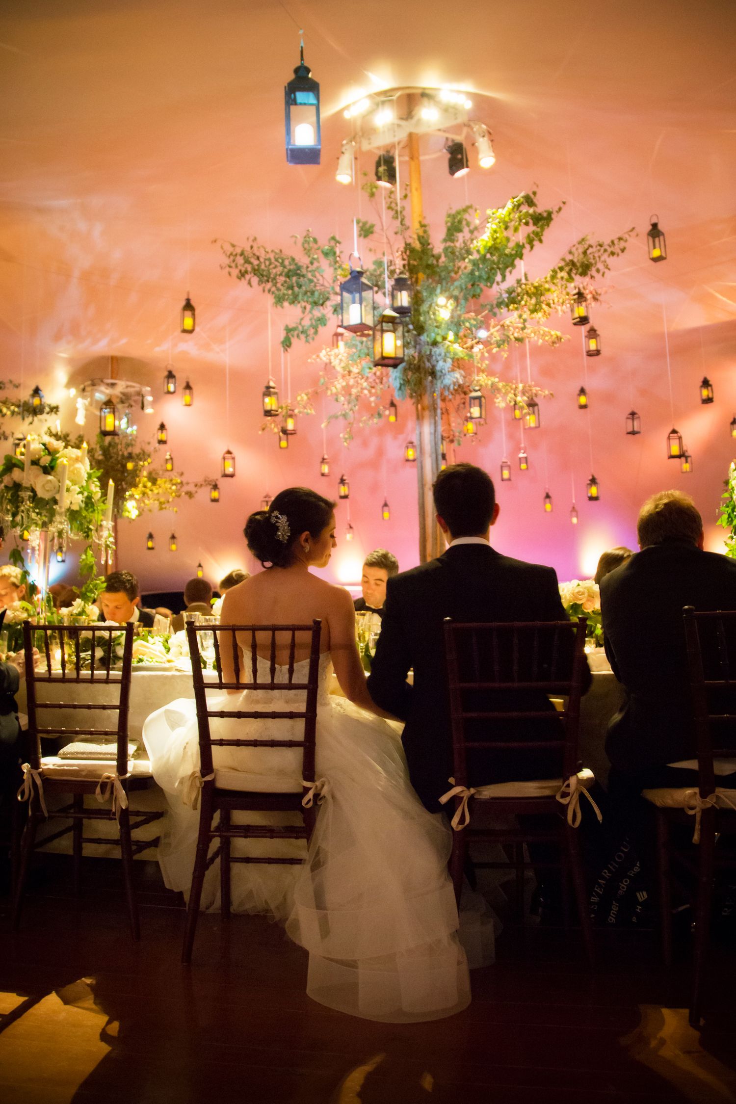 Tented wedding in New England