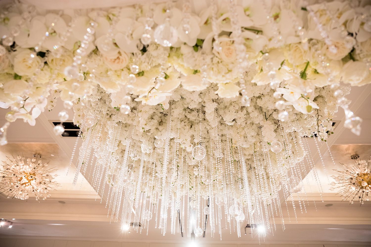 Wedding celebration at the Mandarin Oriental Boston. Photographed by Boston Wedding Photographer, Lauren Killian.