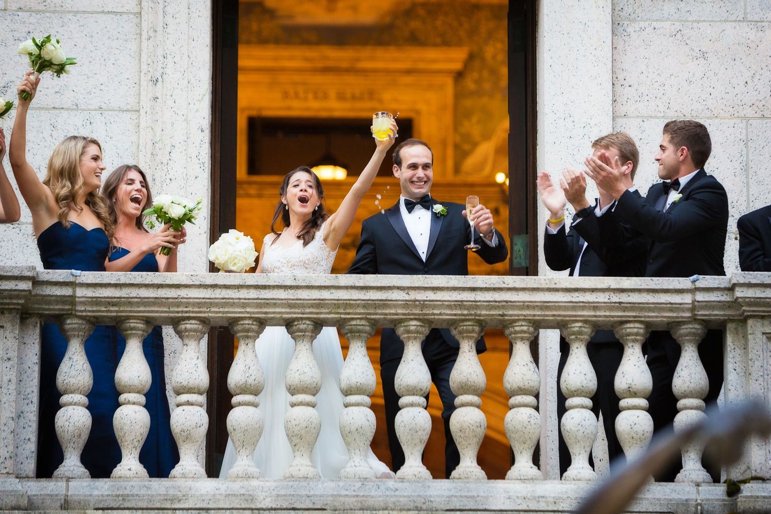 Boston Public Library Wedding Photography and Photographs by Lauren Killian.