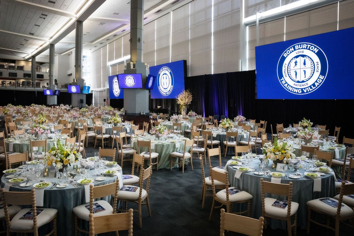 RON BURTON HUMANITARIAN AWARD DINNER AT GILLETTE STADIUM HONORING SANDY AND PAUL EDGERLEY