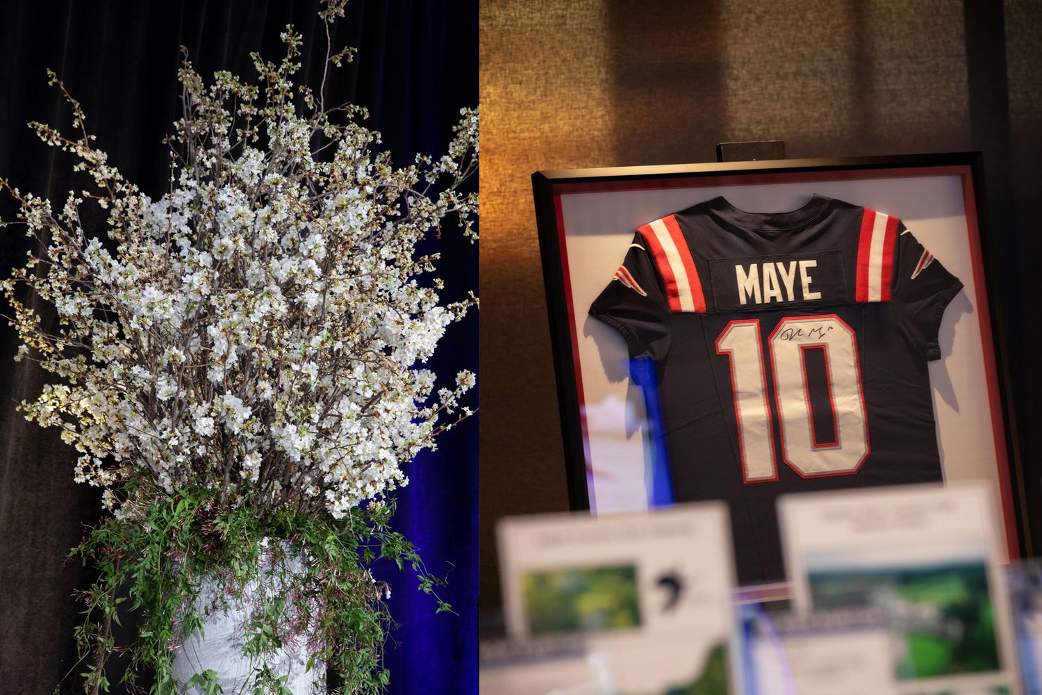 RON BURTON HUMANITARIAN AWARD DINNER AT GILLETTE STADIUM HONORING SANDY AND PAUL EDGERLEY