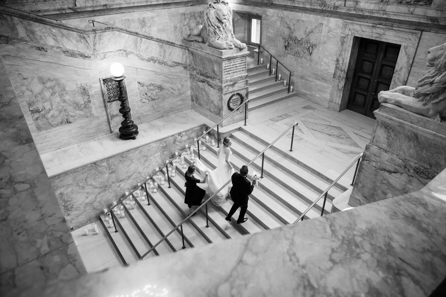 Boston Public Library wedding Photos