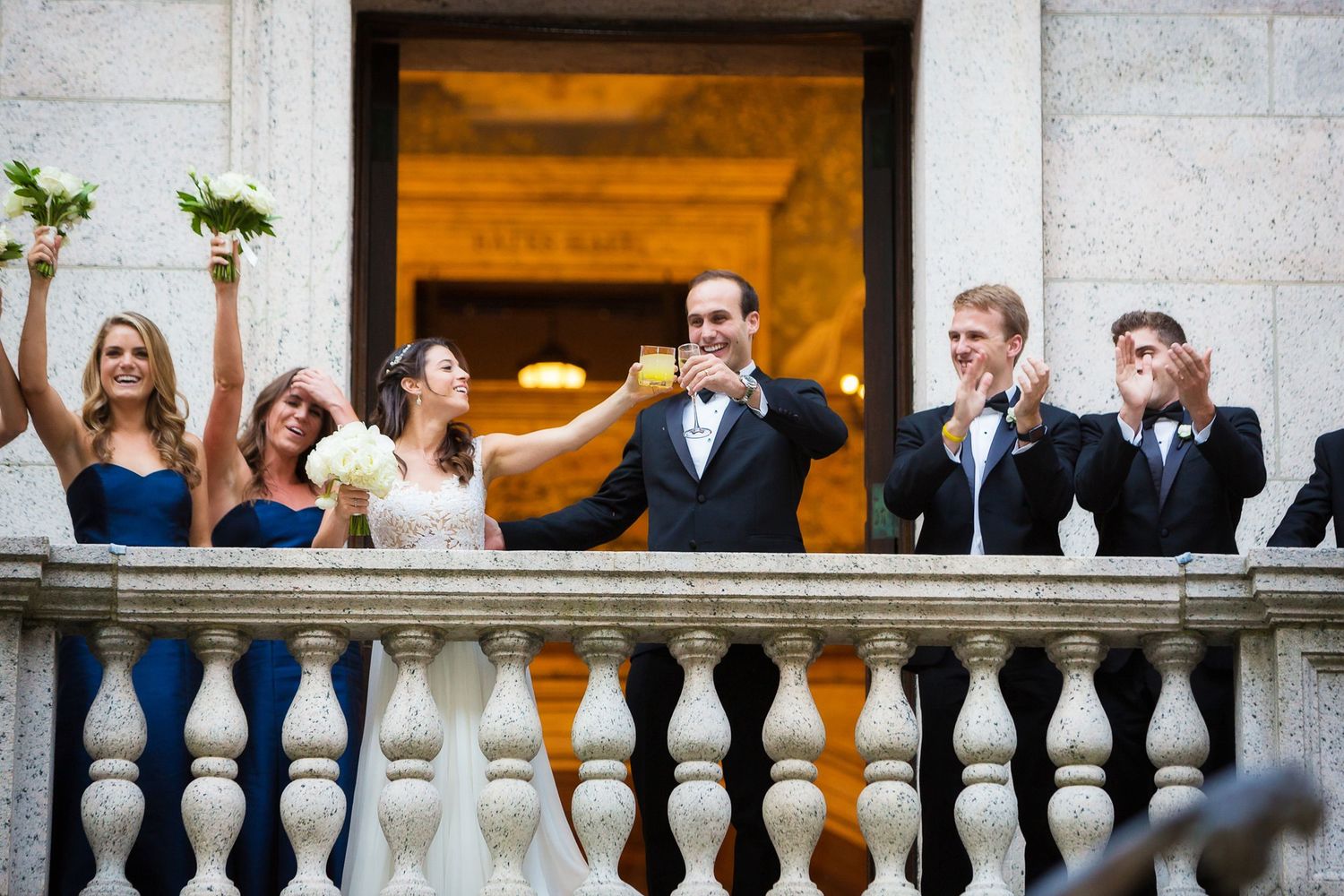Boston Public Library Wedding Photography and Photographs by Lauren Killian.