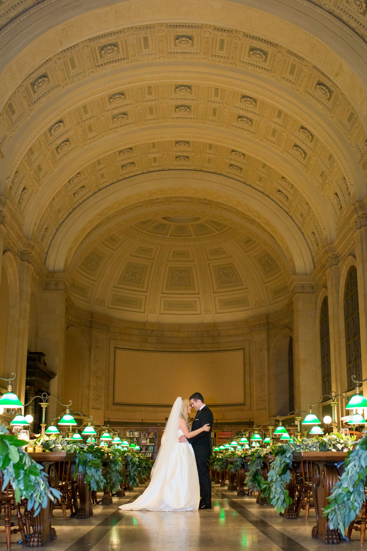 Boston Public Library Wedding Photography and Photographs by Lauren Killian.
