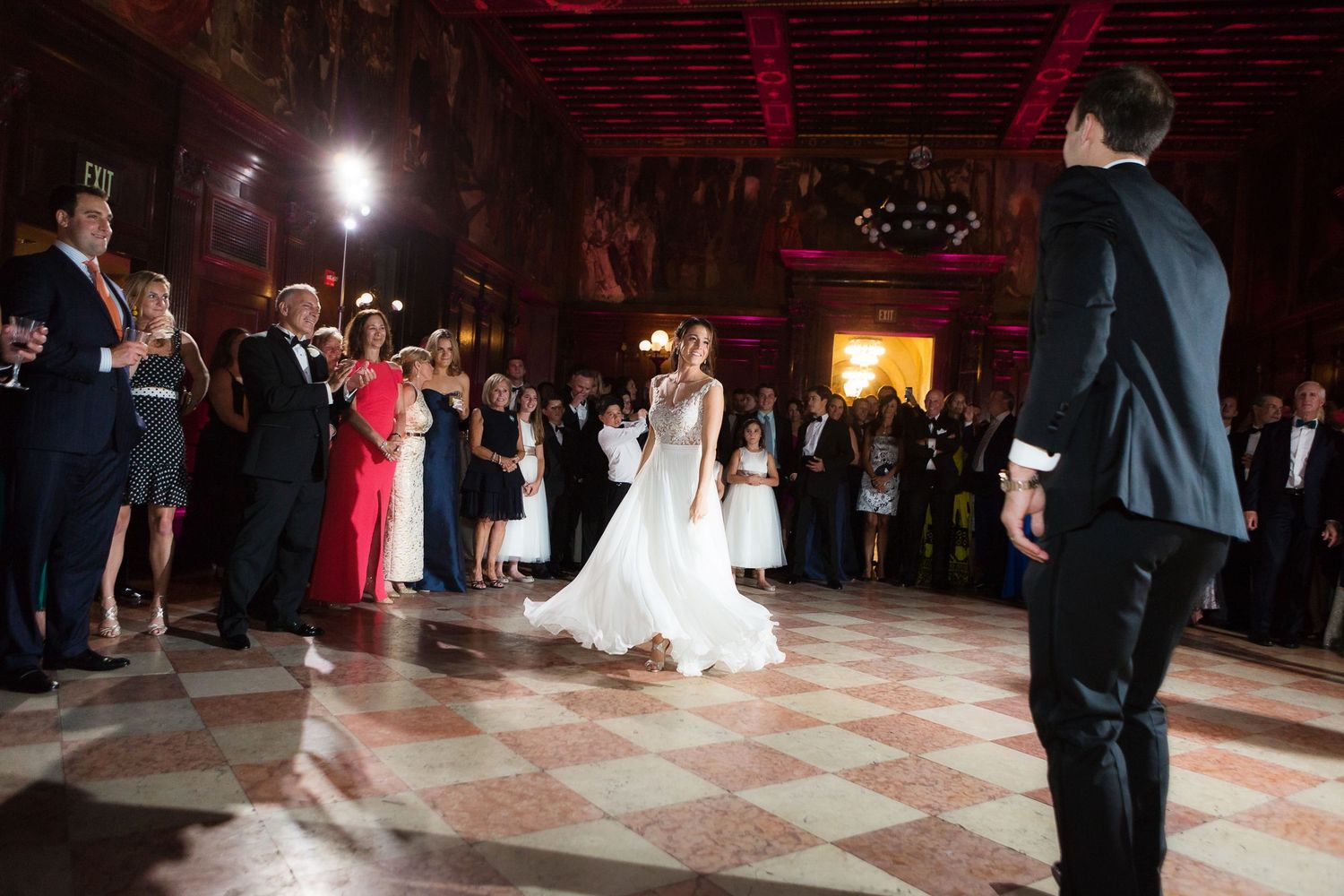 Boston Public Library Wedding Photography and Photographs by Lauren Killian.