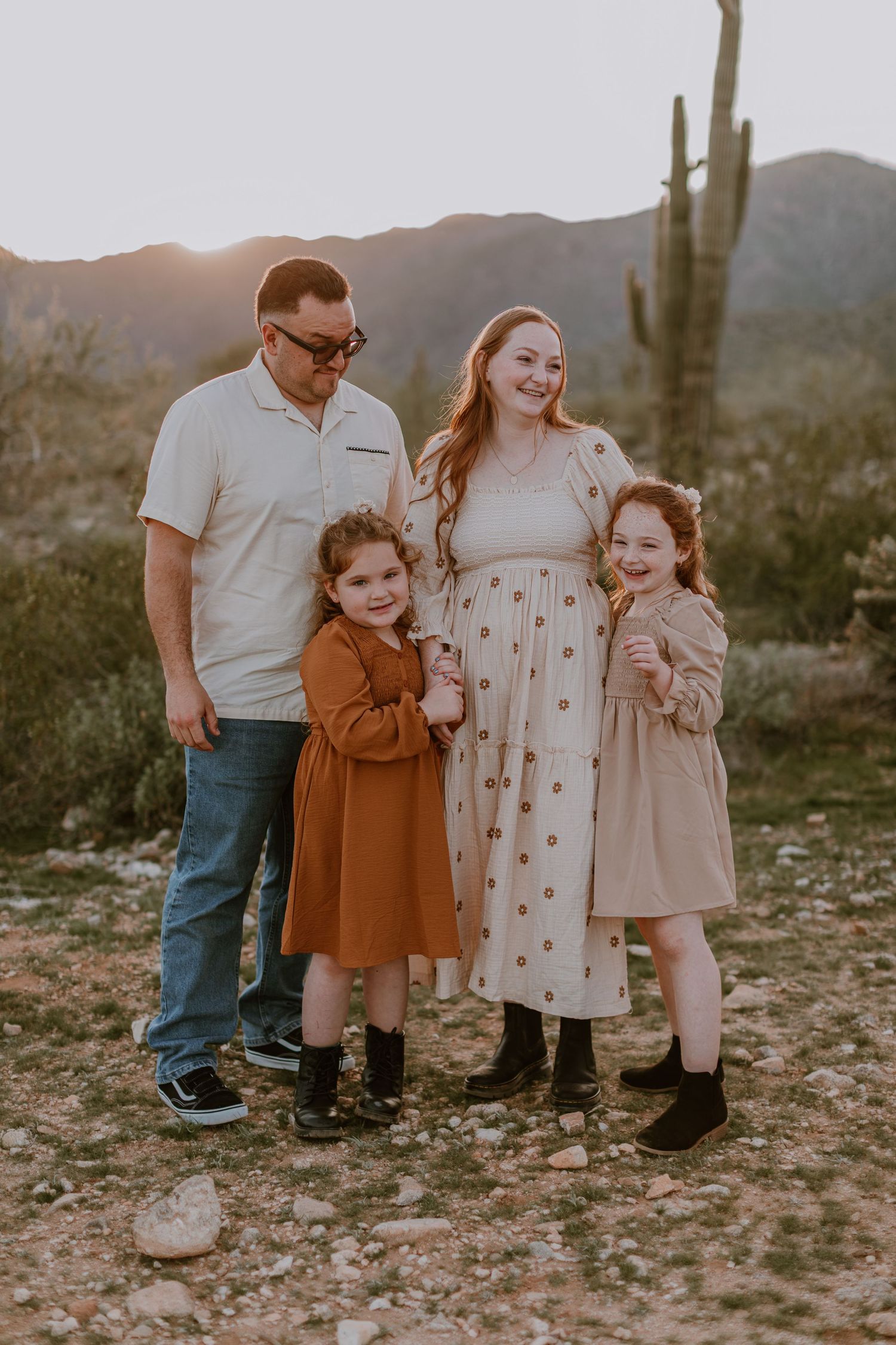 Arizona White Tanks mountains Family Session