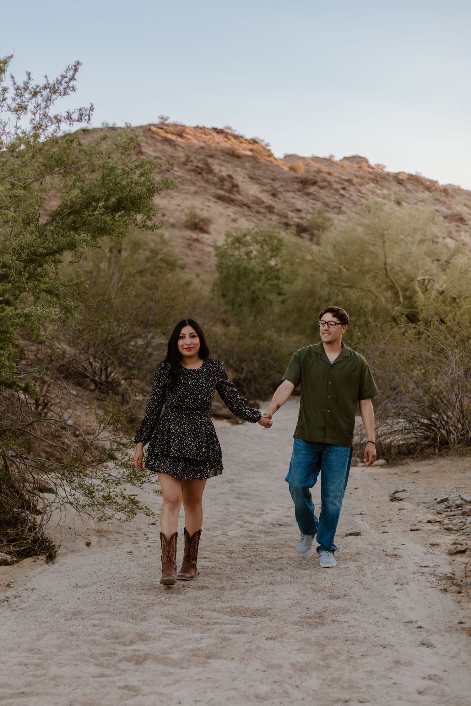 Couples Arizona Desert Sunset Session