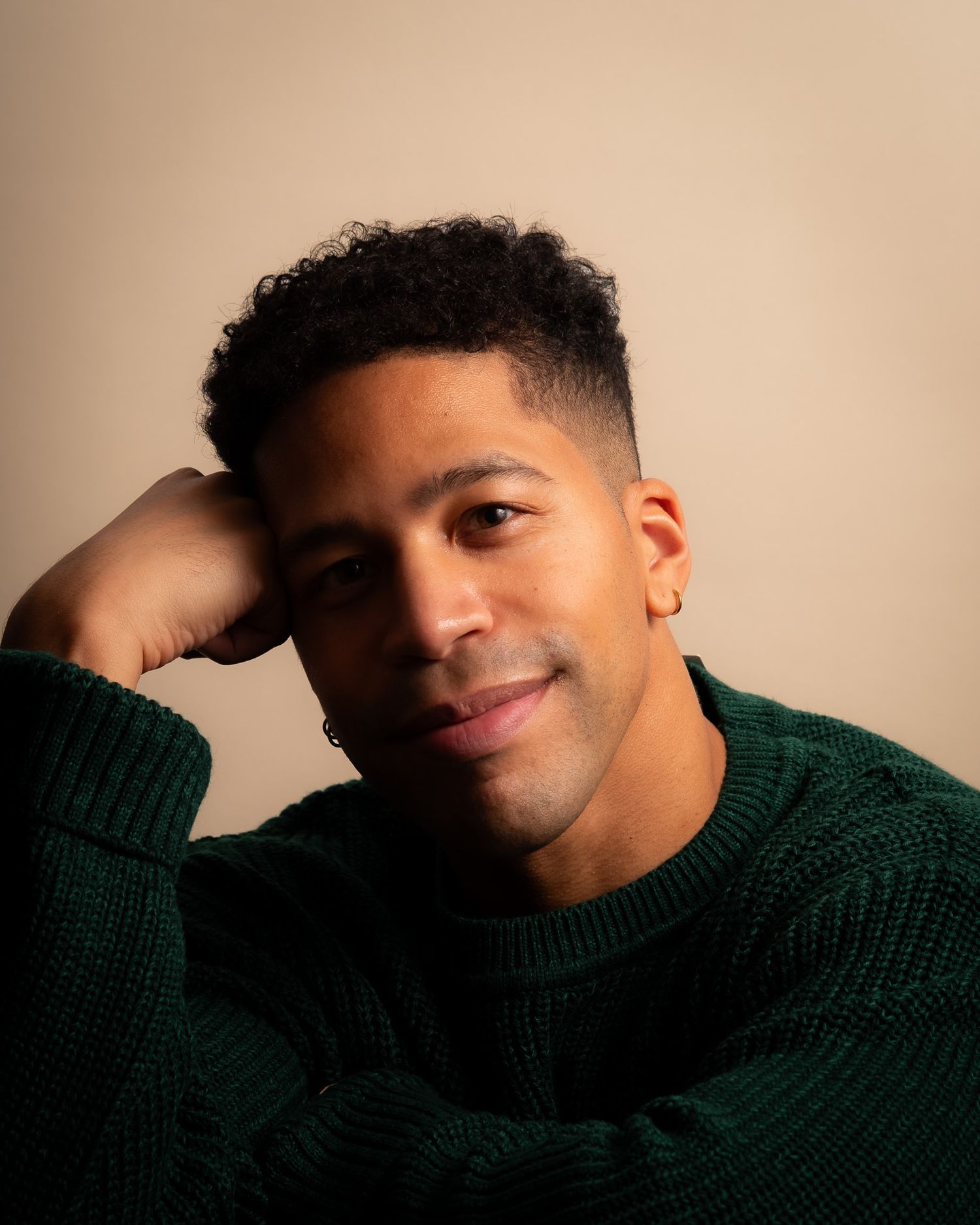 A self portrait of the Chicago photographer Nathan Alston.