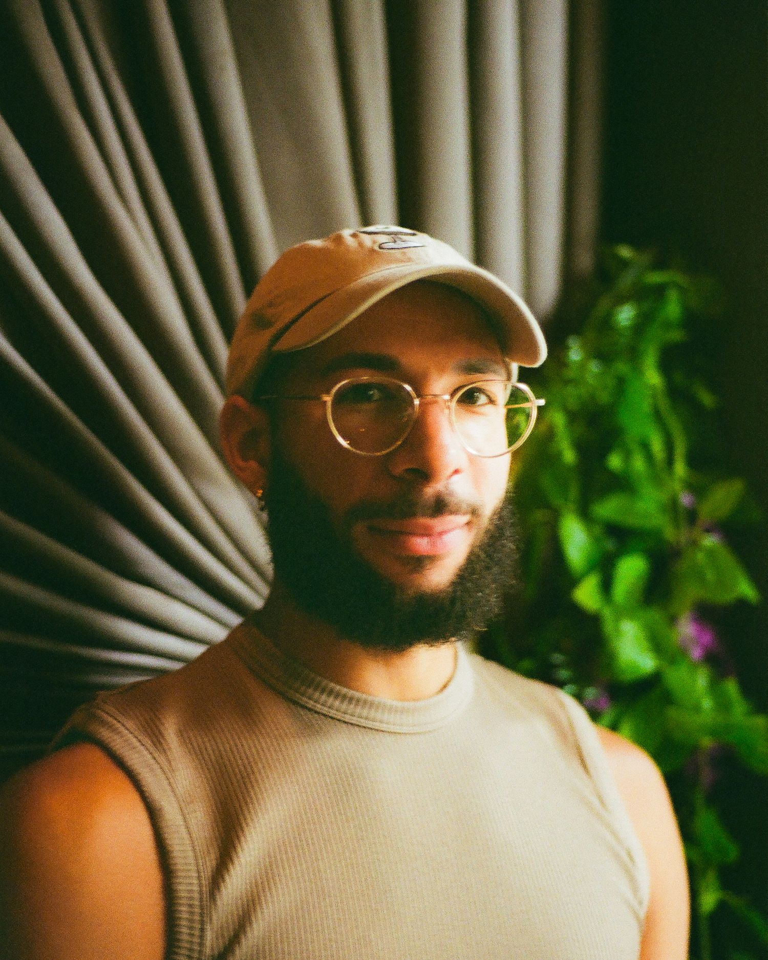 Natural light portrait of a man on 35mm film.