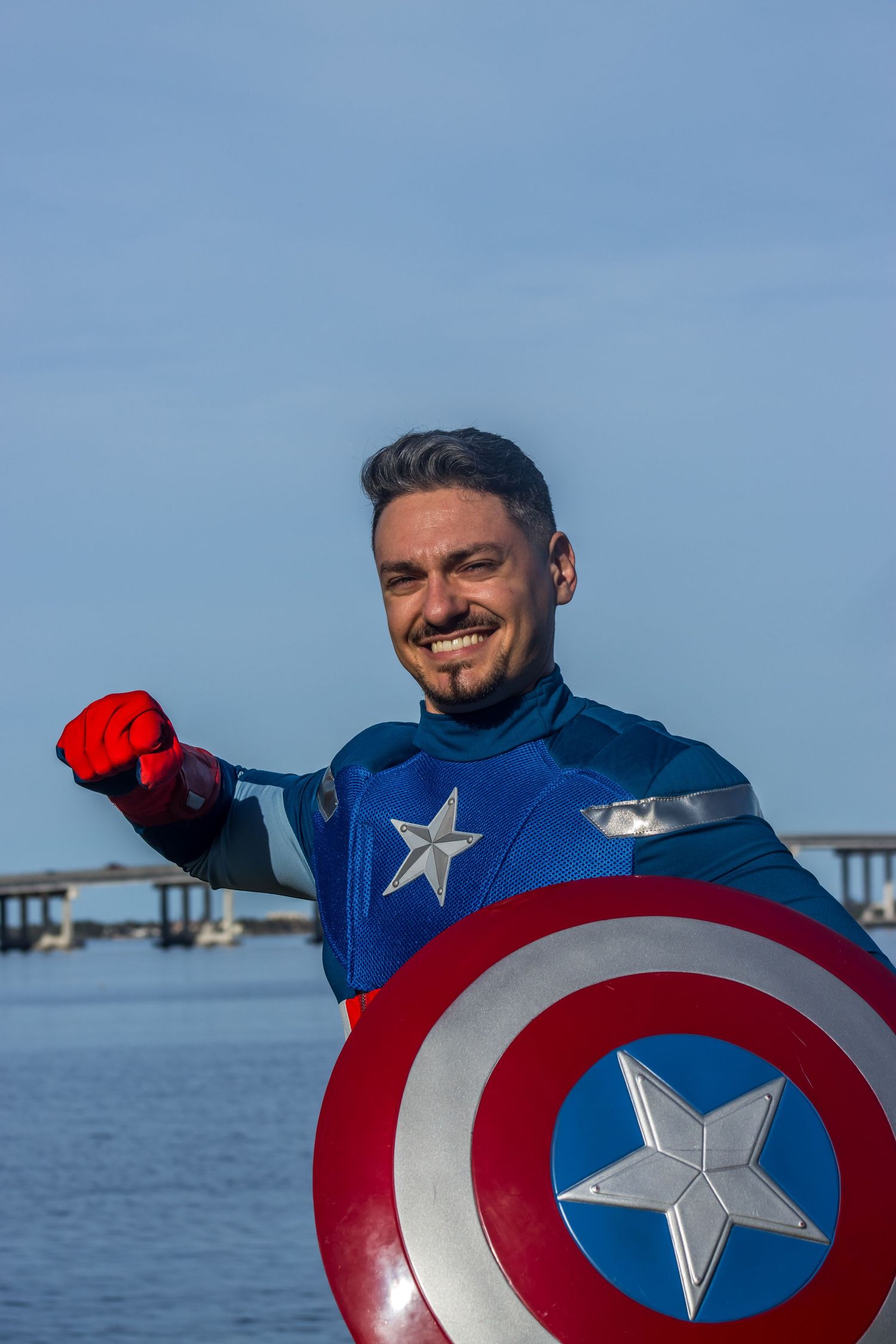 daniel harris captain america costume